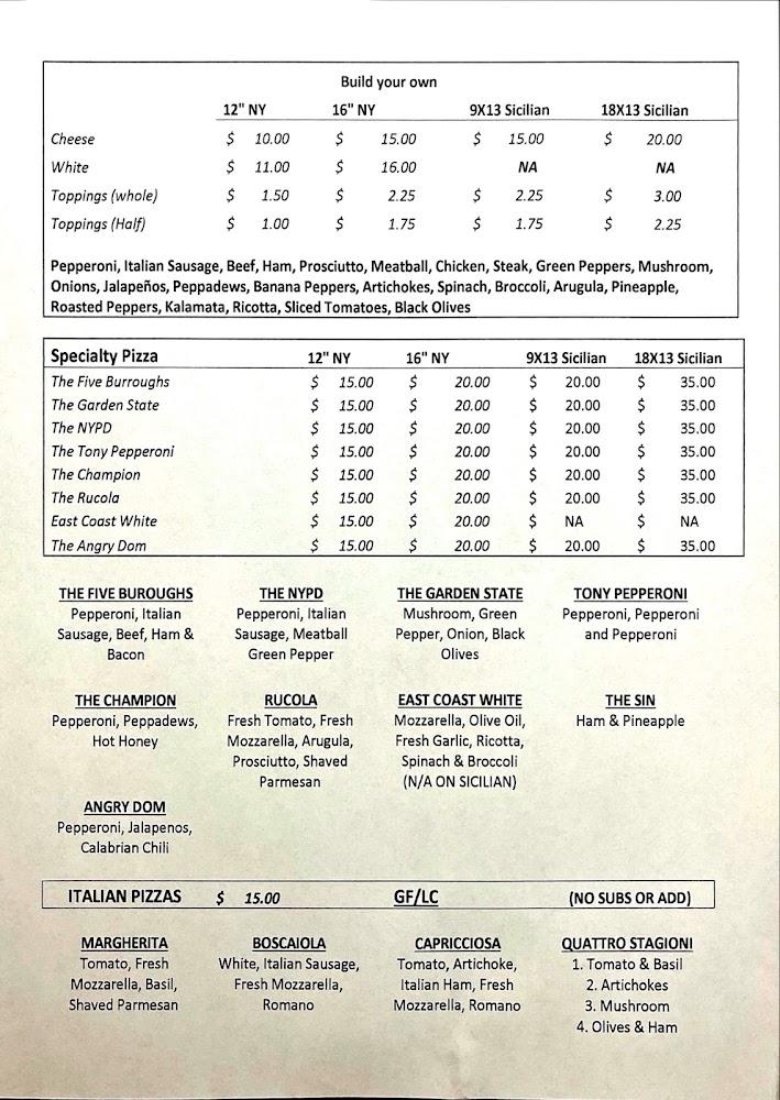New York Pizza & Deli Menu image 1